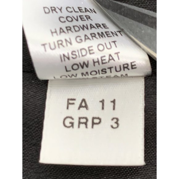 St John Collection Size 6 Black Over Coat Wool Cashmere 6711 Women GUC Belt - Picture 15 of 15